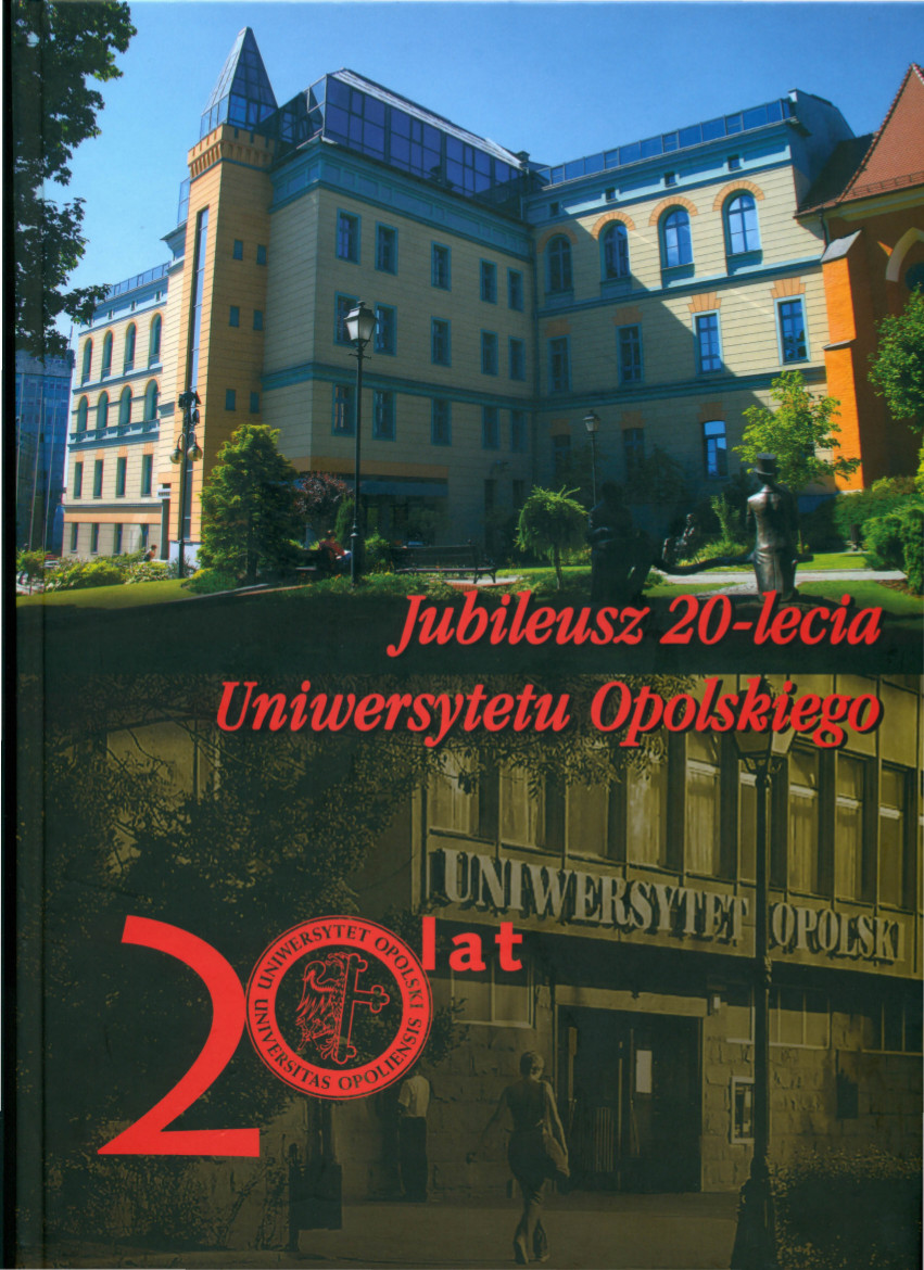 Zdjęcie nagłówkowe otwierające podstronę: Stoisko z "Księgą jubileuszową. 20-lecie Uniwersytetu Opolskiego"