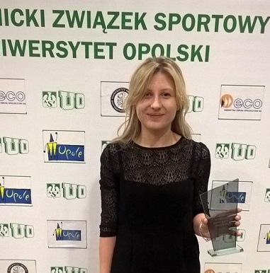 Zdjęcie nagłówkowe otwierające podstronę: Agnieszka Kamińska - najpopularniejszym sportowcem UO