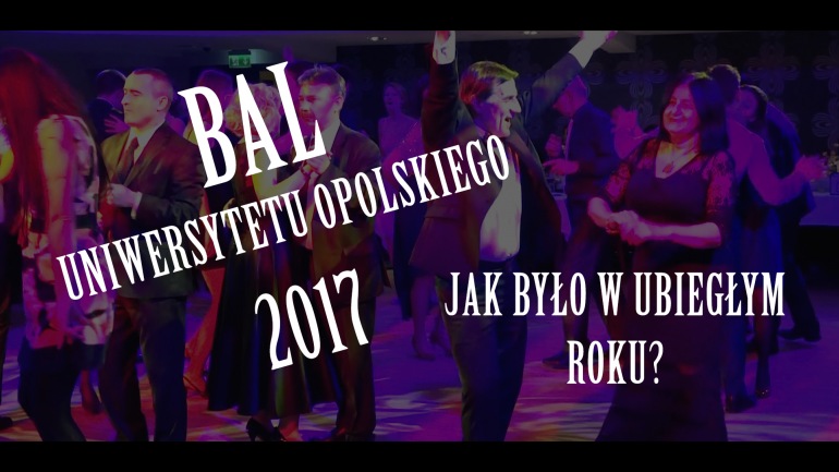 Zdjęcie nagłówkowe otwierające podstronę: Bal Uniwersytetu Opolskiego 2017