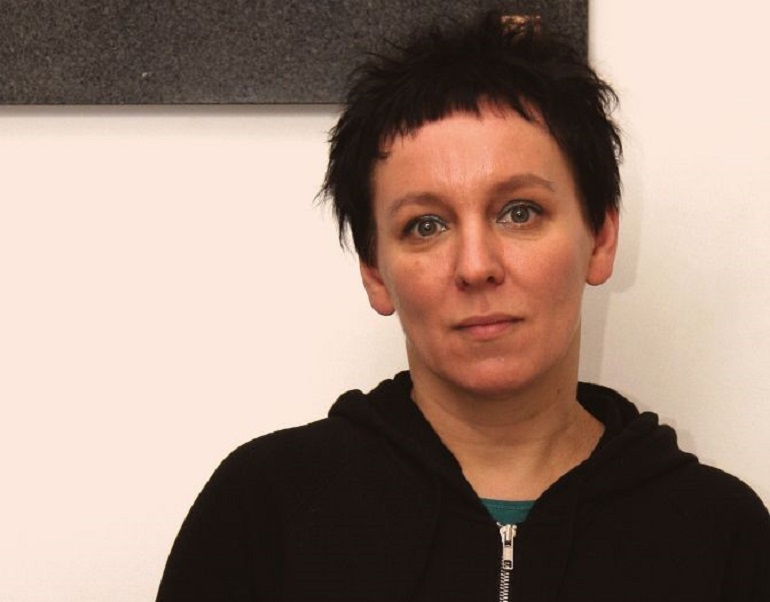 Zdjęcie nagłówkowe otwierające podstronę: Olga Tokarczuk z Literacką Nagrodą Nobla