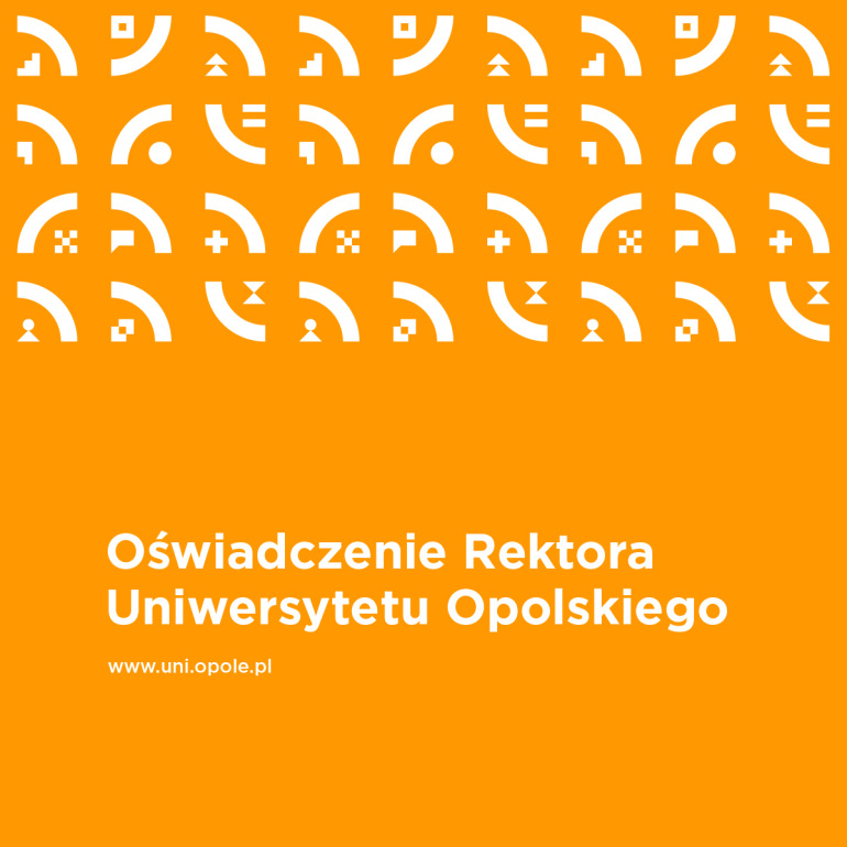 Zdjęcie nagłówkowe otwierające podstronę: Oświadczenie Rektora Uniwersytetu Opolskiego