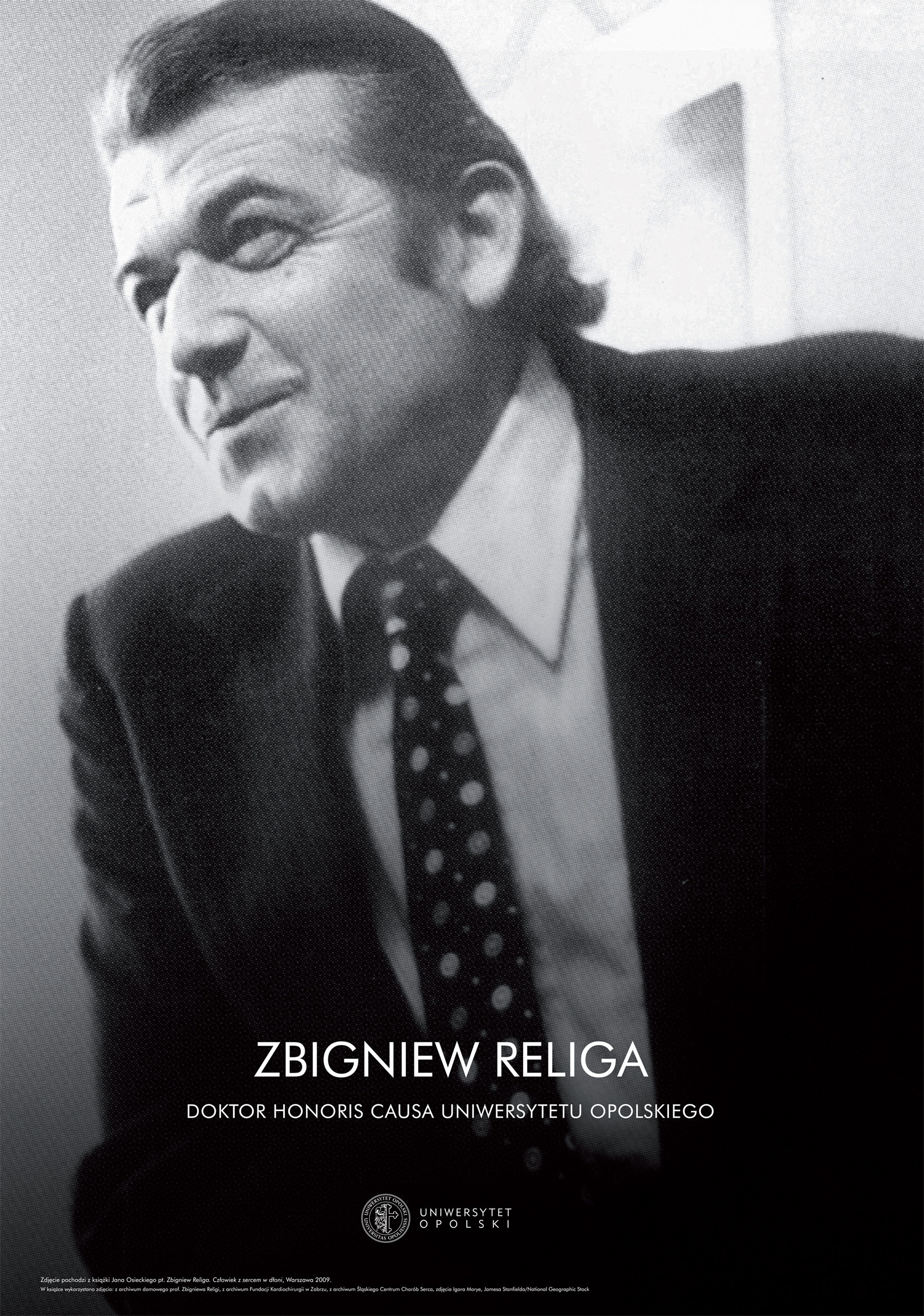 Zdjęcie nagłówkowe otwierające podstronę: Prof. Zbigniew Religa - doktor honoris causa UO. Wystawa z okazji premiery filmu "Bogowie"