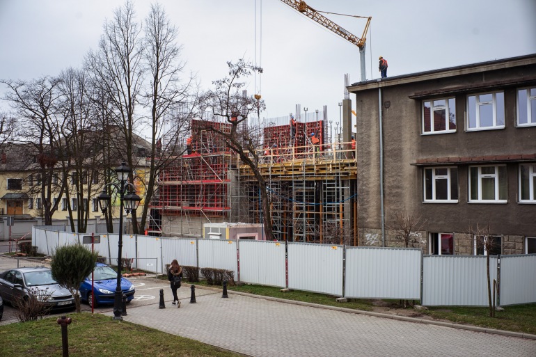 Zdjęcie nagłówkowe otwierające podstronę: Collegium Medicum - dziennik budowy