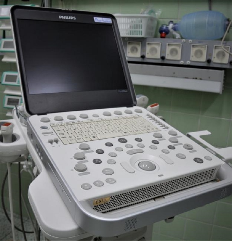 Zdjęcie nagłówkowe otwierające podstronę: Uniwersytecki Szpital Kliniczny pozyskał nowoczesny aparat usg do terapii ECMO, stosowanej także u chorych na Covid-19