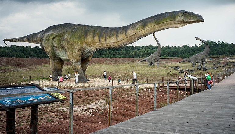 Zdjęcie nagłówkowe otwierające podstronę: I Ogólnopolski Zlot Dinofanów w Krasiejowie