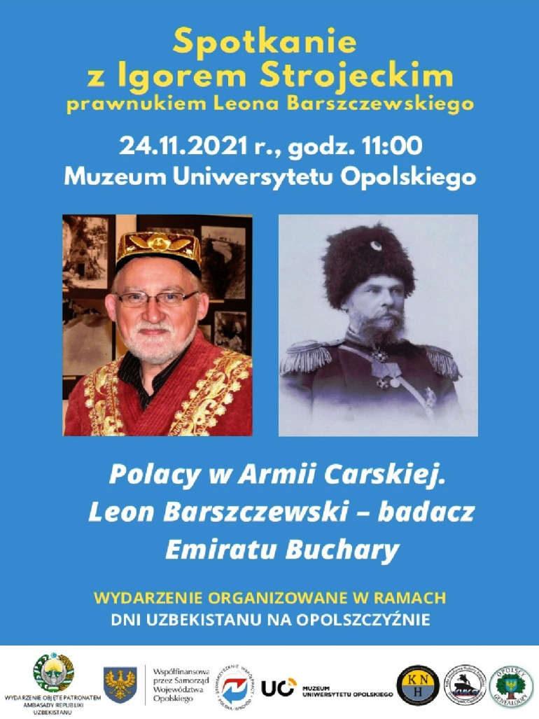 Zdjęcie nagłówkowe otwierające podstronę: „Polacy w Armii Carskiej. Leon Barszczewski – badacz Emiratu Buchary”