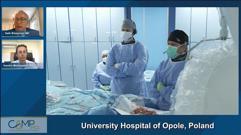 Zdjęcie nagłówkowe otwierające podstronę: Skomplikowany zabieg kardiologiczny transmitowany z USK w Opolu online do USA