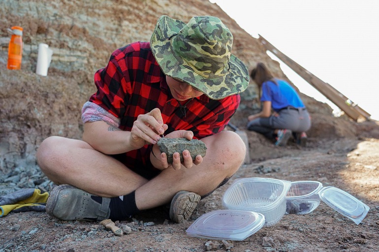 Zdjęcie nagłówkowe otwierające podstronę: Wakacje z wykopaliskami, czyli obozy paleontologiczne w Krasiejowie