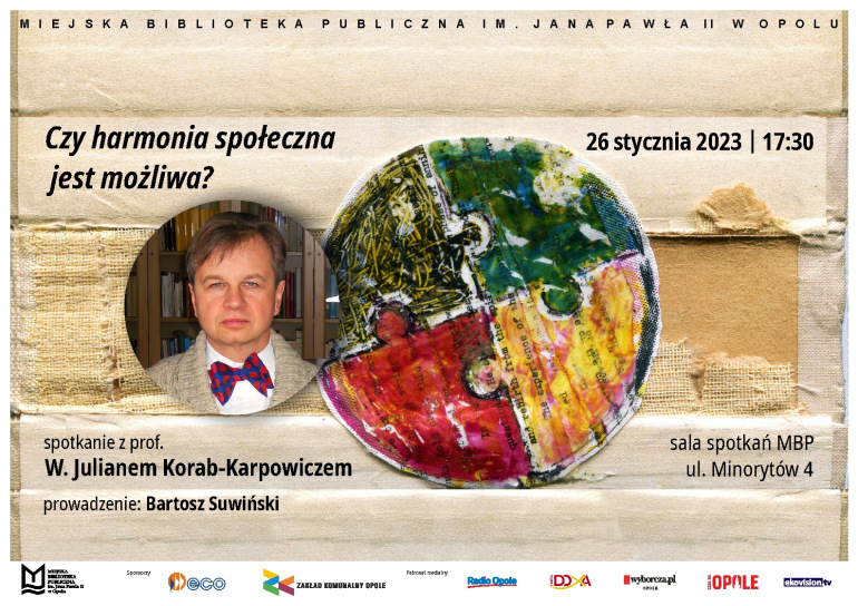 Zdjęcie nagłówkowe otwierające podstronę: Spotkanie z prof. W. Julianem Korab-Karpowiczem