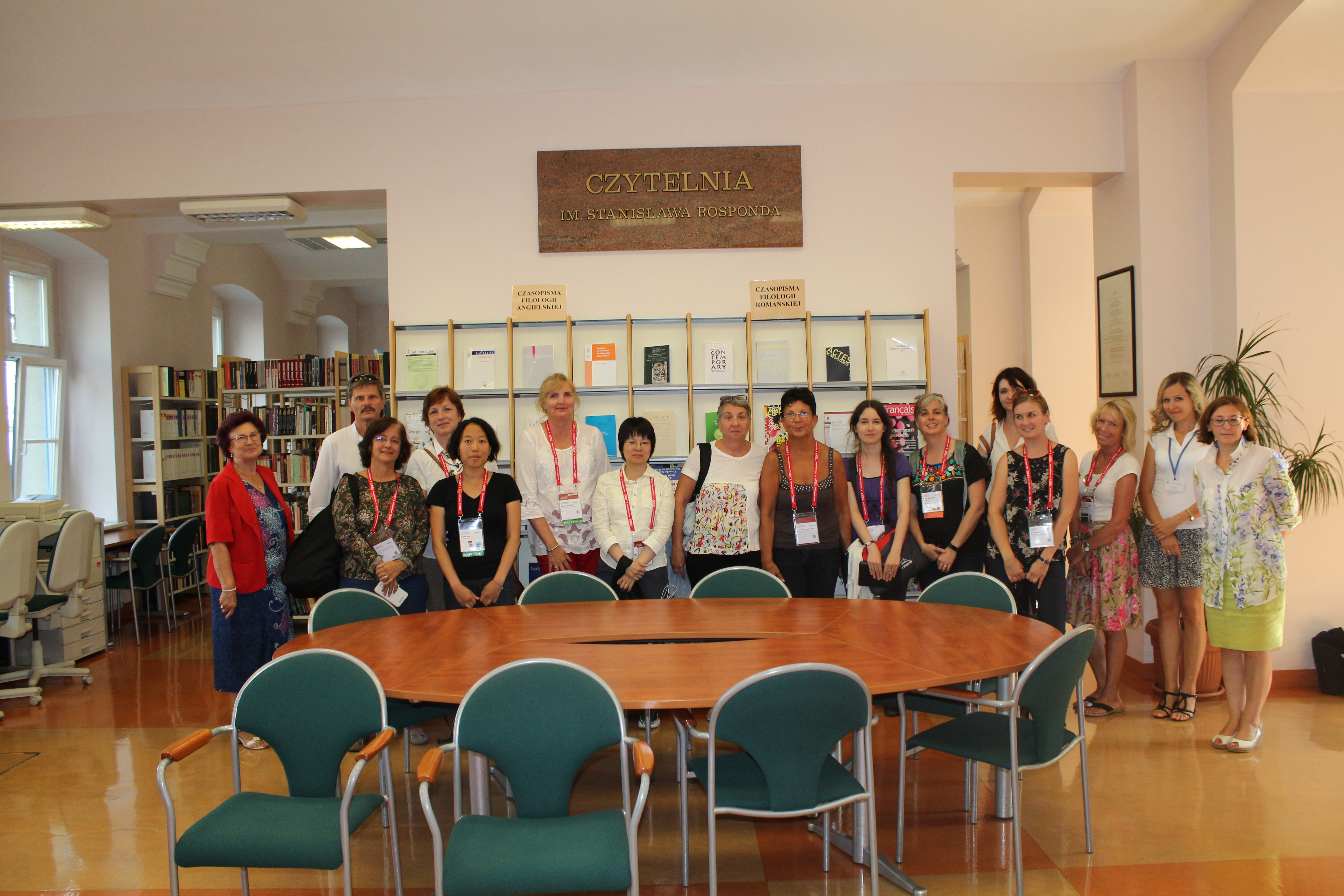 Przeniesienie do informacji o tytule: Wizyta międzynarodowej grupy bibliotekarzy w murach naszej uczelni