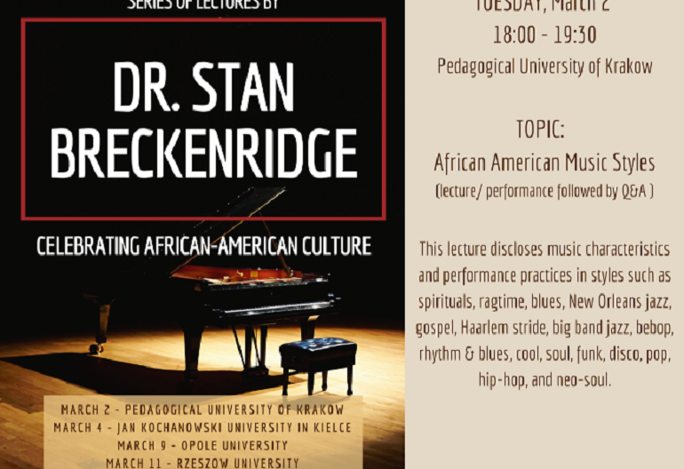 Przeniesienie do informacji o tytule: Dni Kultury Afroamerykańskiej na Uniwersytecie Opolskim