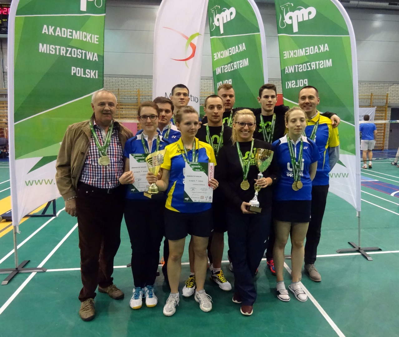 Tak tworzymy historię – drużyna UO została Akademickim Mistrzem Polski w Badmintona 2016. Po raz trzeci z rzędu