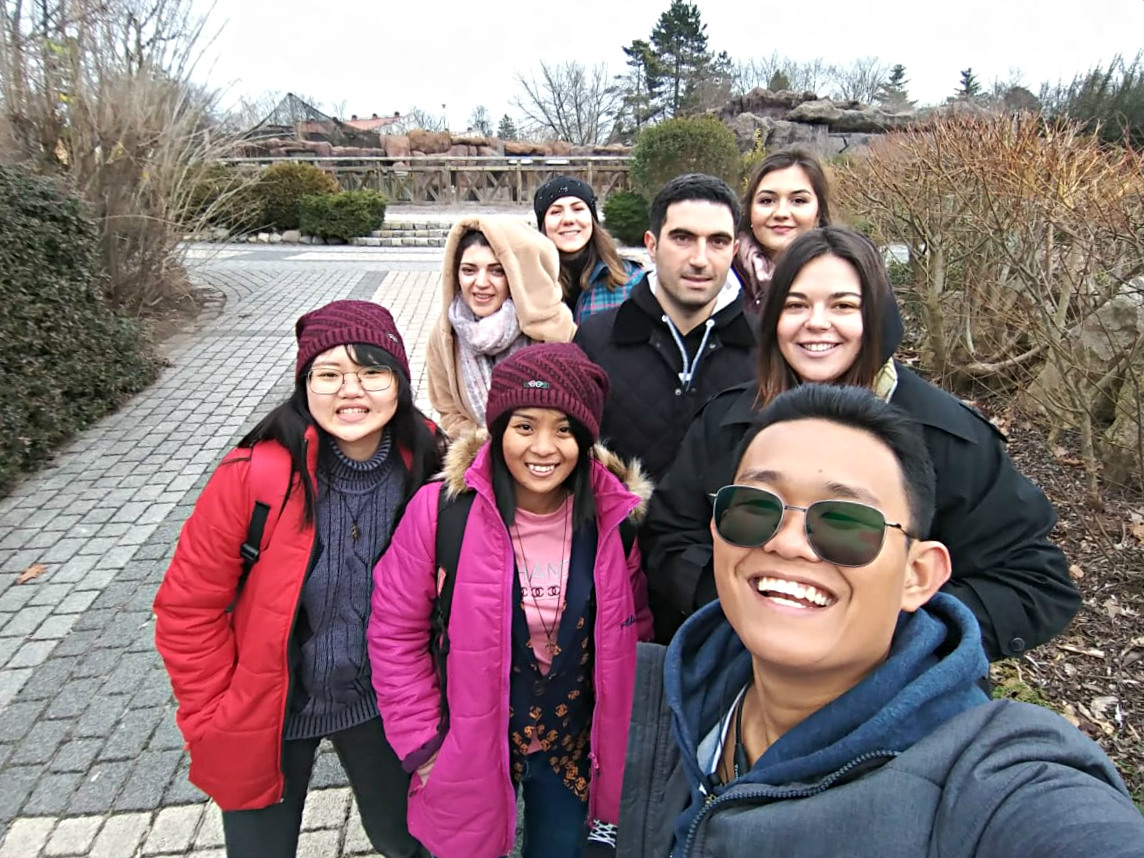 Our international students visit Opole Zoo