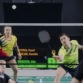 Paweł Pietryja i Kornelia Marczak z Uniwersytetu Opolskiegio, badmintoniści reprezentujący Polskę na Akademickich Mistrzostwach Europy, walczą o złoty medal w grze mieszanej
