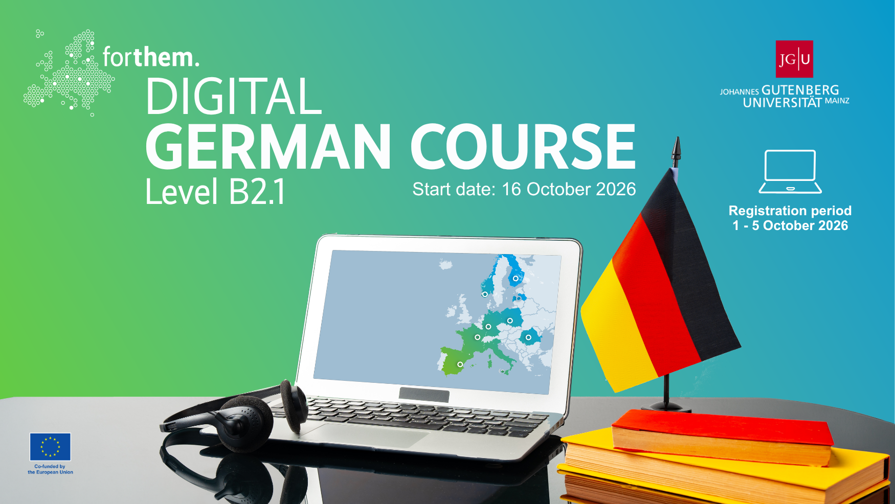 Rozwiń swój niemiecki z FORTHEM – zapisy na kurs online