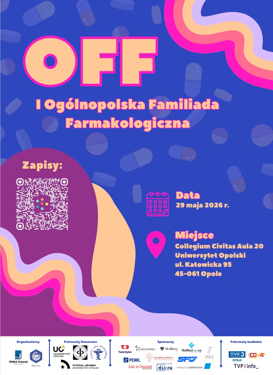 IFMSA-Poland Oddział Opole oraz PTSF Opole zapraszają na wyjątkowy, bezpłatny konkurs drużynowy, który odbędzie się 29 maja 2026 r. w Collegium Civitas.